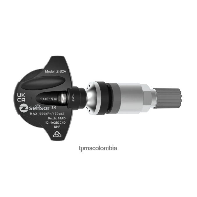 Sensor De Presión De Neumáticos Moto - Sensor tpms de repuesto original del motor ssangyong - oe p/n 4199034000 frecuencia 433mhz 46TPNR853 vástago de válvula de metal - plateado